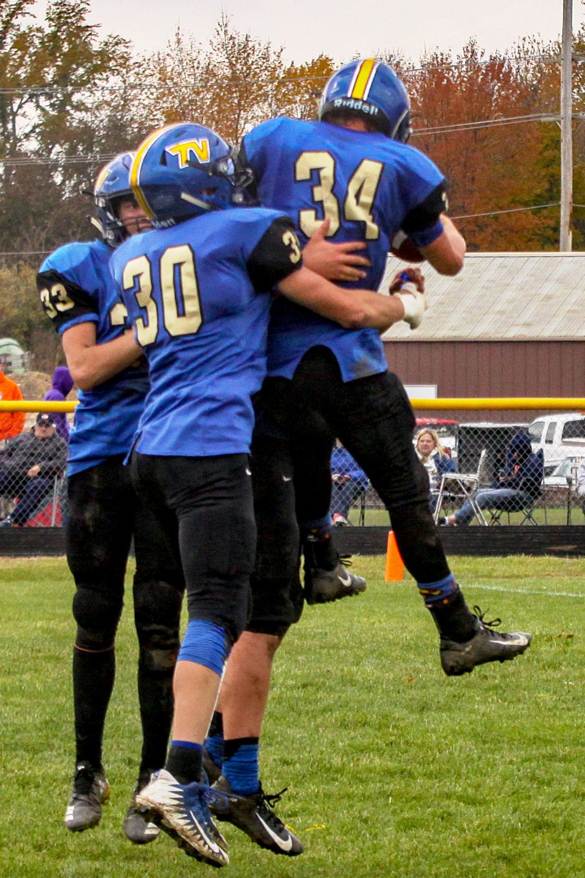 Pana vs. Tri-Valley TD celebration
